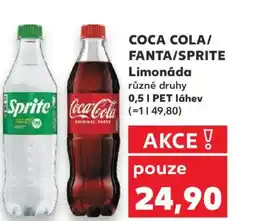 Kaufland COCA COLA/ FANTA/SPRITE Limonáda nabídka