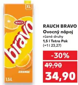 Kaufland RAUCH BRAVO Ovocný nápoj nabídka