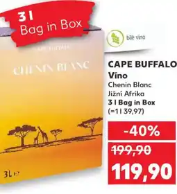 Kaufland CAPE BUFFALO Vino Chenin Blanc Jižní Afrika nabídka