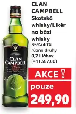 Kaufland CLAN CAMPBELL Skotská whisky/Likér na bázi 35%/40% nabídka