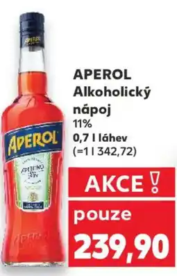 Kaufland APEROL Alkoholický парој nabídka
