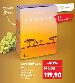 Kaufland CAPE BUFFALO Víno Chenin Blanc Jižní Afrika nabídka