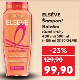 Kaufland ELSÉVE Šampon/ Balzám nabídka