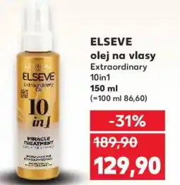 Kaufland ELSEVE olej na vlasy Extraordinary 10in1 nabídka