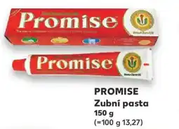 Kaufland PROMISE Zubní pasta nabídka