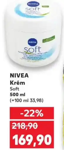 Kaufland NIVEA Krém Soft nabídka
