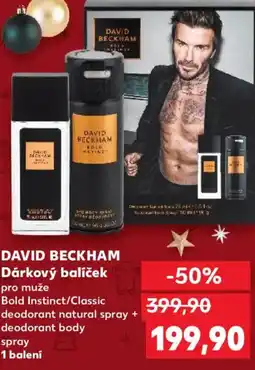 Kaufland DAVID BECKHAM Dárkový balíček nabídka