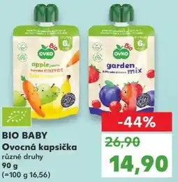 Kaufland BIO BABY Ovocná kapsička nabídka