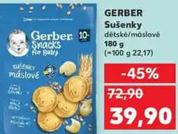 Kaufland GERBER Sušenky nabídka