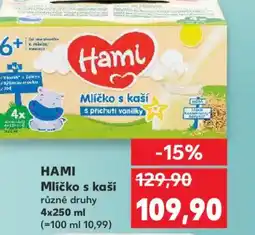 Kaufland HAMI Mličko s kaši nabídka