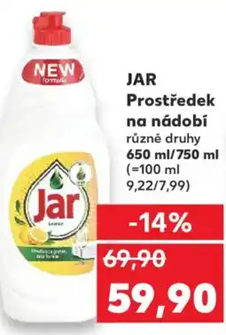 Kaufland JAR Prostředek na nádobí nabídka