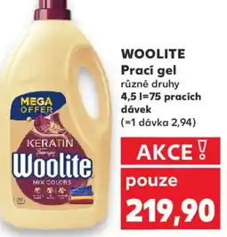 Kaufland WOOLITE Prací gel nabídka
