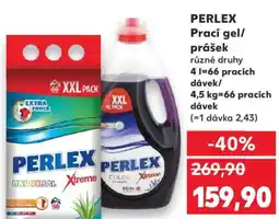 Kaufland PERLEX Prací gel/ prášek nabídka