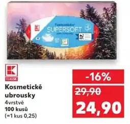 Kaufland Kosmetické ubrousky nabídka