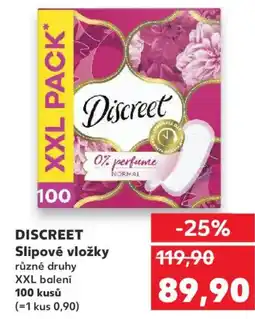 Kaufland DISCREET Slipové vložky nabídka