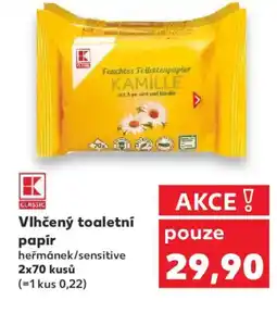 Kaufland Vlhčený toaletní papír nabídka