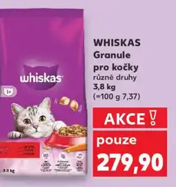 Kaufland WHISKAS Granule pro kočky nabídka