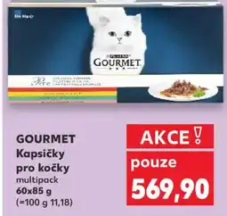 Kaufland GOURMET Kapsičky pro kočky nabídka