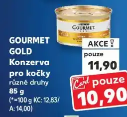 Kaufland GOURMET GOLD Konzerva pro kočky nabídka