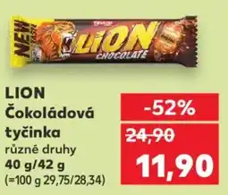 Kaufland LION Čokoládová tyčinka nabídka