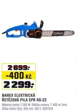 OBI NAREX Elektrická řetězová pila epr 40-22 nabídka