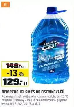 OBI Nemrznoucí směs do ostřikovačů nabídka