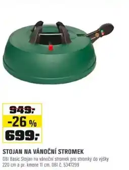 OBI Stojan na vánoční stromek nabídka