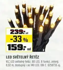 OBI Led světelný řetěz nabídka