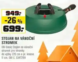 OBI Stojan na vánoční stromek nabídka