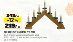OBI Elektrický vánoční svícen nabídka