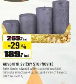 OBI Adventní svíčky stupňovité nabídka
