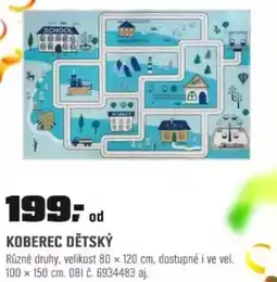OBI Koberec dětský nabídka