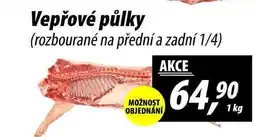 ZEMAN Vepřové půlky (rozbourané na přední a zadní 1/4), 1 kg nabídka