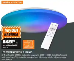 OBI Led stropní svítidlo leonie nabídka