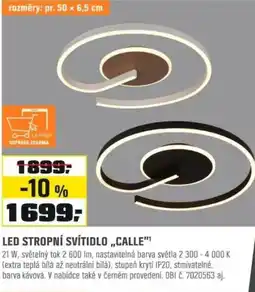 OBI Led stropní svítidlo „calle" nabídka