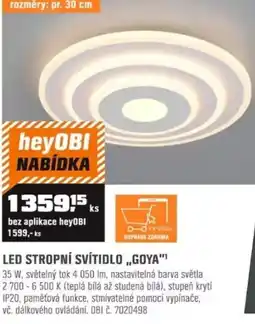 OBI Led stropní svítidlo „goya” nabídka
