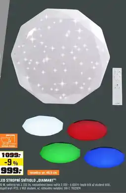 OBI Led stropní svítidlo „diamant" nabídka