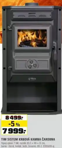 OBI Tim sistem krbová kamna čarobna nabídka