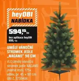 OBI Umělý vánoční stromek jedle ,,nagano" 90 cm nabídka