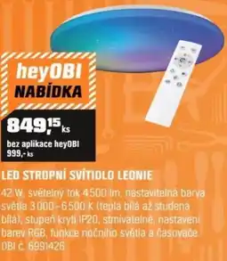 OBI Led stropní svítidlo leonie nabídka