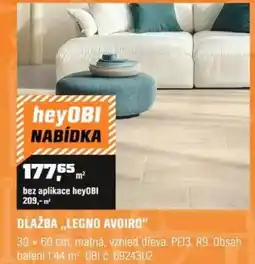 OBI Dlažba „legno avoiro" nabídka