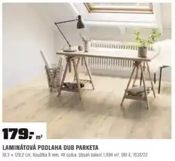 OBI Laminátová podlaha dub parketa nabídka