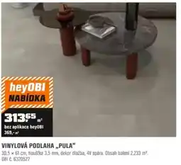 OBI Vinylová podlaha „,pula" nabídka