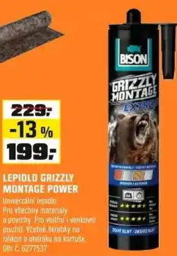 OBI BISON Lepidlo grizzly montage power nabídka
