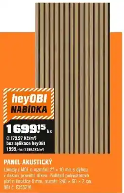 OBI Panel akustický nabídka