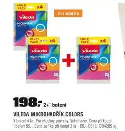 OBI VILEDA Mikrohadřík colors nabídka