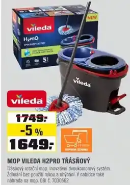 OBI VILEDA Mop h2pro třásňový nabídka