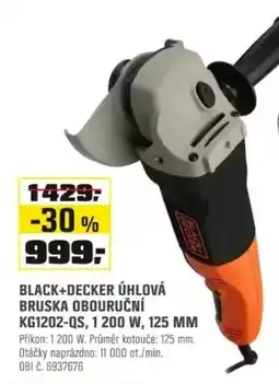 OBI BLACK+DECKER Úhlová bruska obouruční nabídka