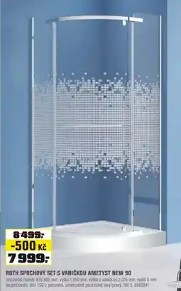 OBI Roth sprchový set s vaničkou ametyst new 90 nabídka