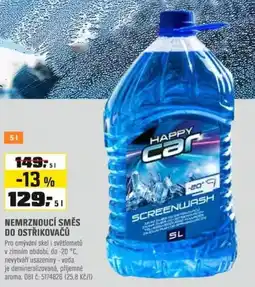 OBI Nemrznoucí směs do ostřikovačů nabídka